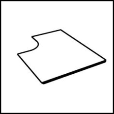 Rizzoli ZVI 60 - Herdplattenabdeckung Rauchrohrausgang...