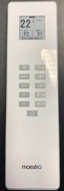 MCZ Fernbedienung stehend mit Raumthermostatfunktion