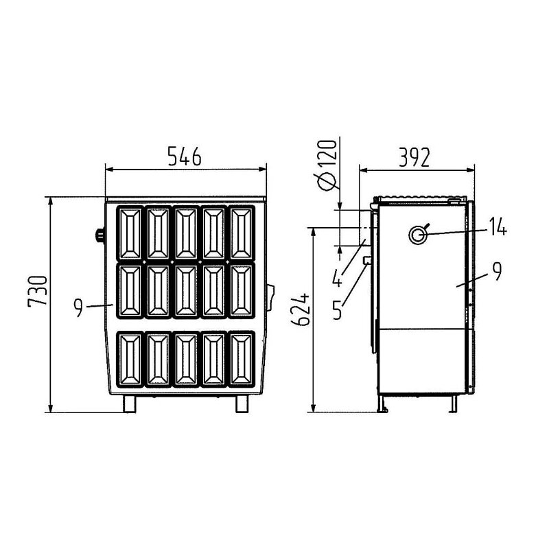 Kaminofen Wamsler KS 109-6/A - 6 kW