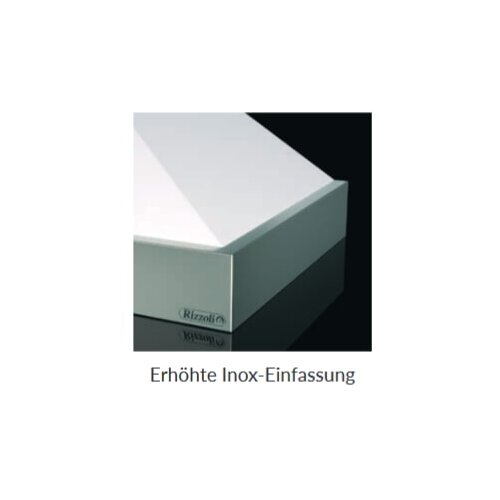 Rizzoli Einfassung - Erhöhte Inox Einfassung