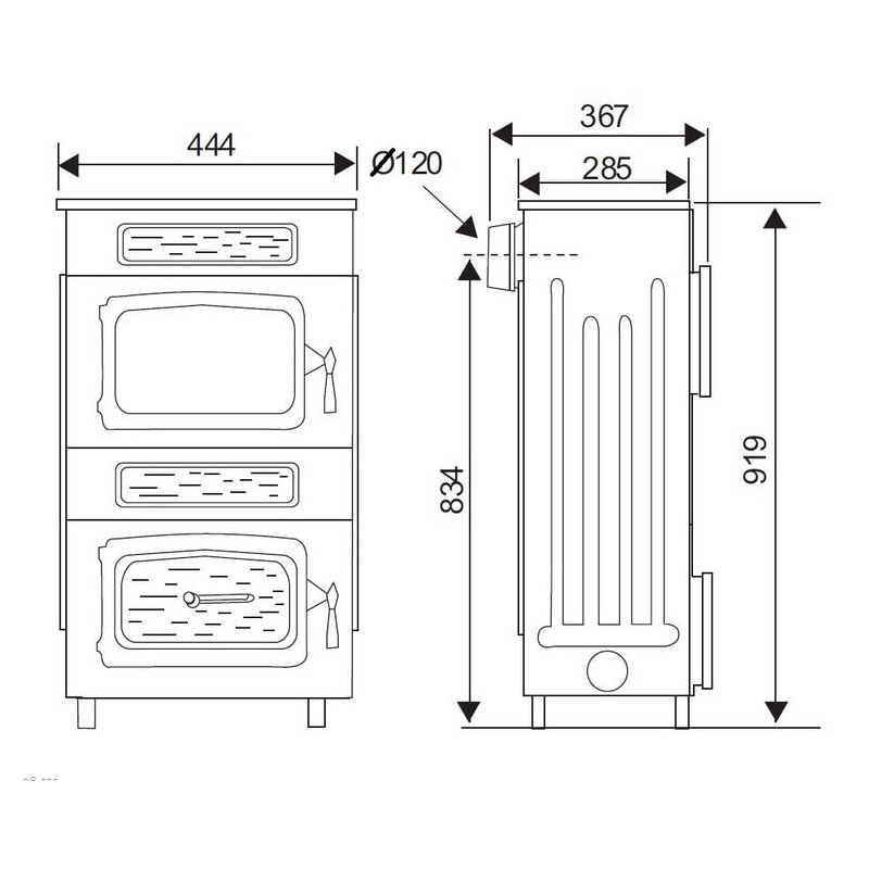 Kaminofen Wamsler Werkstattofen WO 109-8 - 8 kW