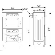 Kaminofen Wamsler Werkstattofen WO 109-8 - 8 kW