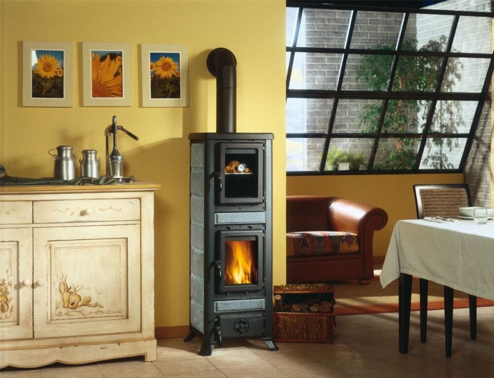 Kaminofen La Nordica Fulvia Forno Pietra naturale (Speckstein) - 6 kW *Ausstellungsmodell*