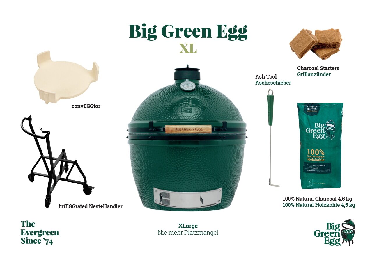 Keramikgrill Big Green Egg - XLarge Starter-Paket