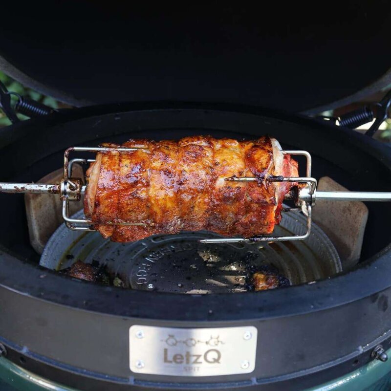 Big Green Egg - elektrischer Drehspieß/ Rotisserie LetzQ für XL