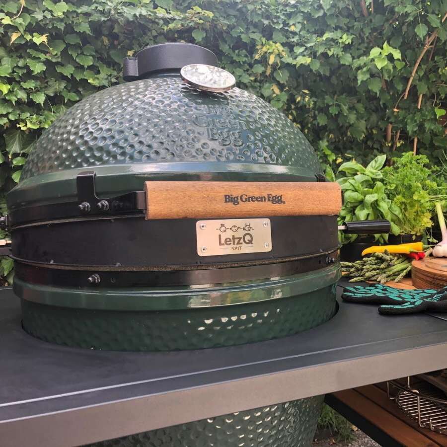 LetzQ Spirit Big Green Egg - elektrischer Drehspieß/ Rotisserie 