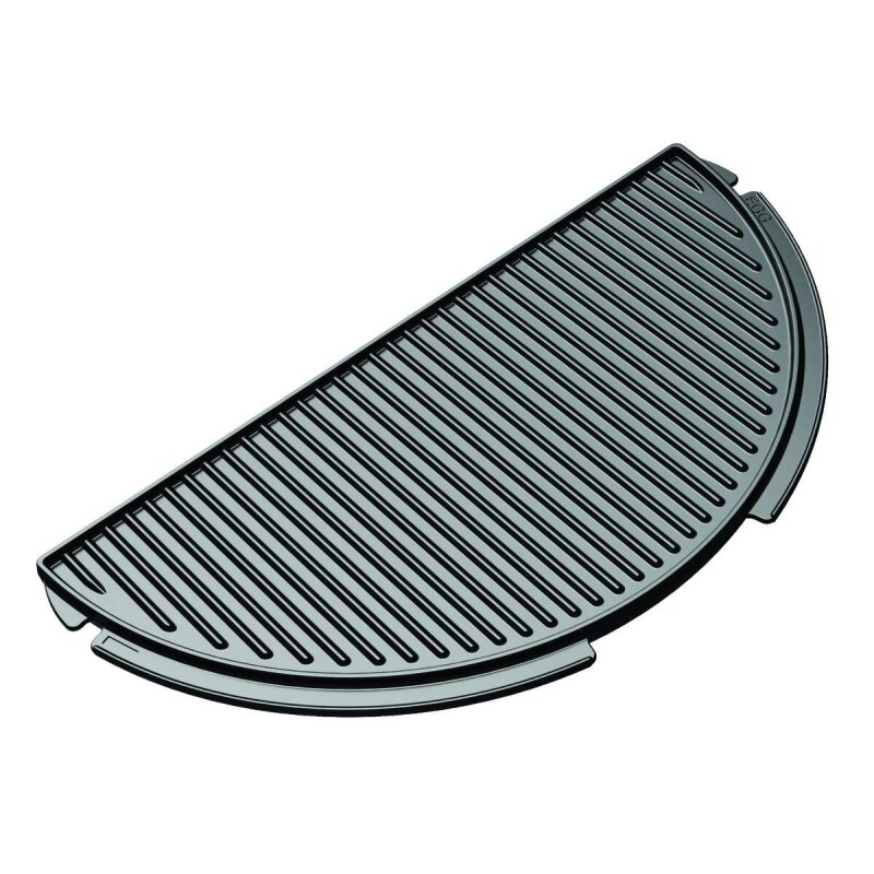 Big Green Egg - Gusseisen Grillplatte halbrund für Large
