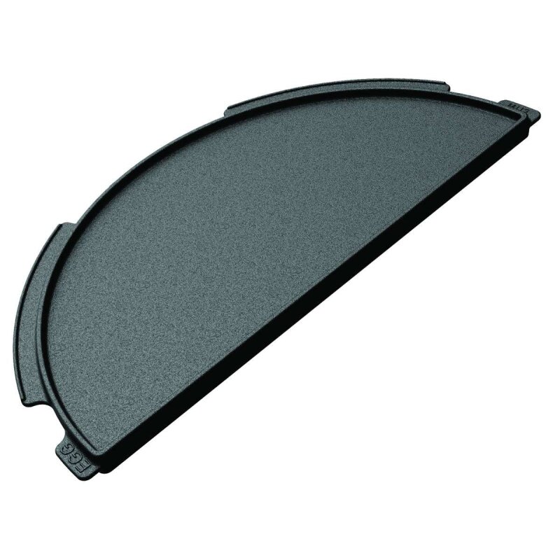 Big Green Egg - Gusseisen Grillplatte halbrund für Large