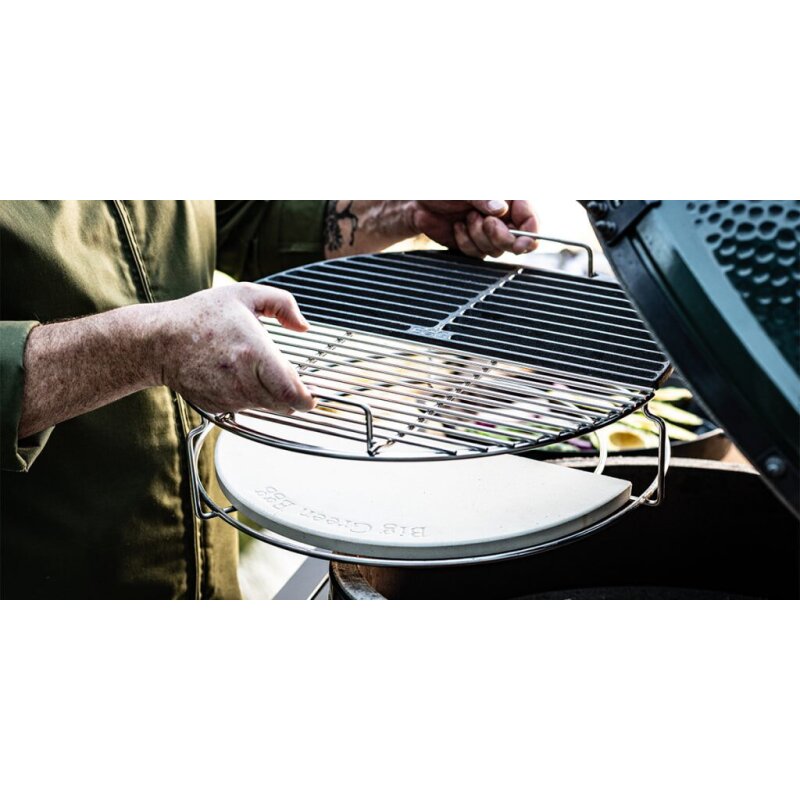 Big Green Egg - halbrunder ConvEGGtor Stein für Large