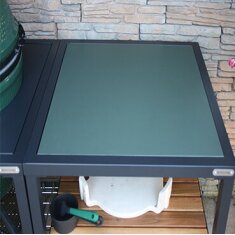 Big Green Egg - Arbeitsplatte - Gr&uuml;n
