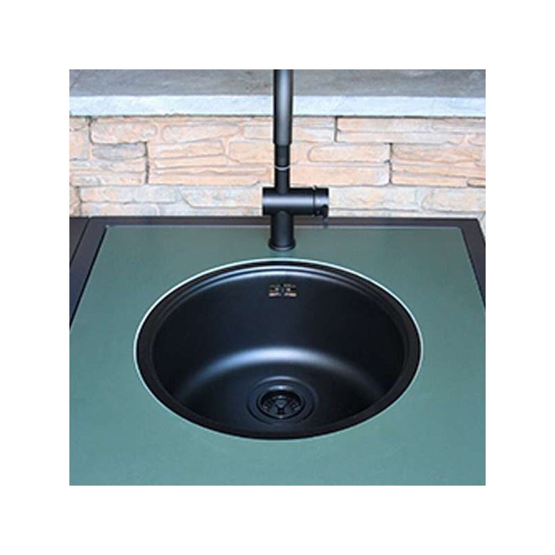 Big Green Egg - Arbeitsplatte mit Ausschnitt für Spülbecken - Grün