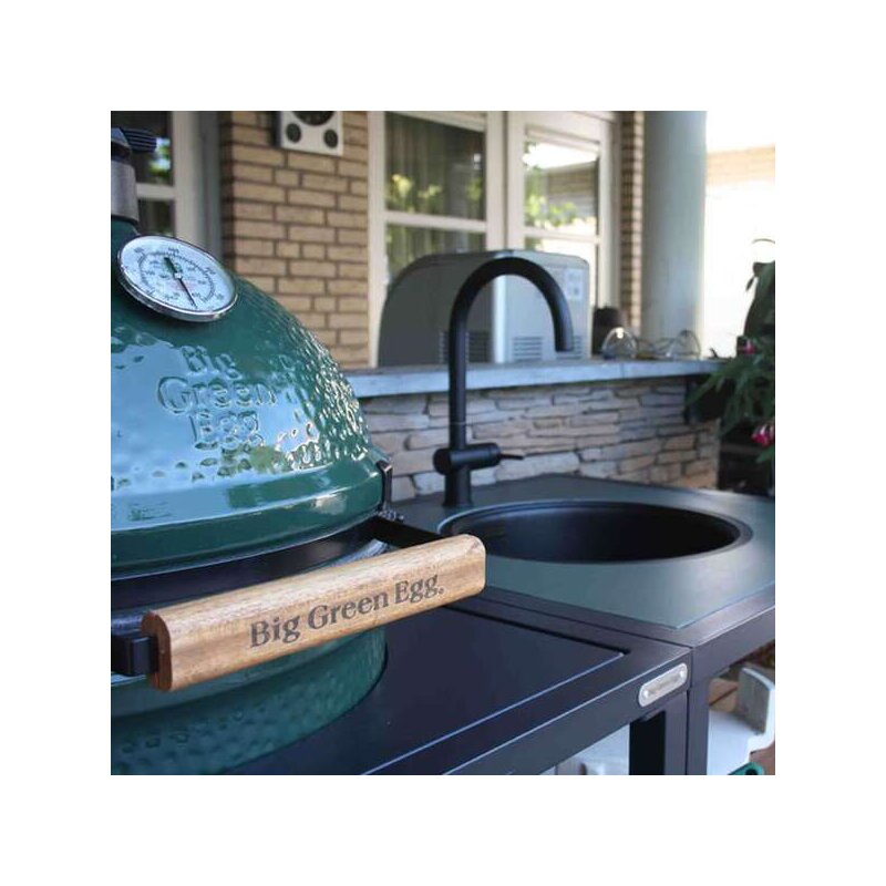 Big Green Egg - Arbeitsplatte mit Ausschnitt für Spülbecken - Grün