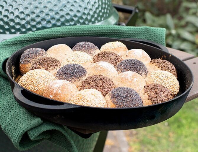 Big Green Egg - Gusseisen Pfanne für 2XL, XL, L