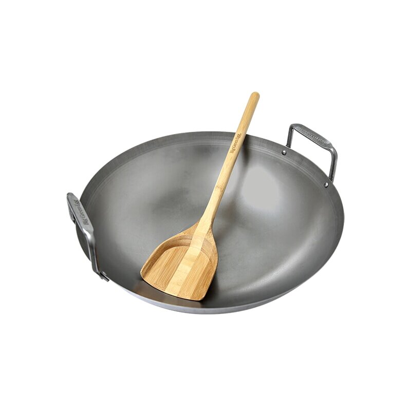Big Green Egg - Grill- Wok mit Bambusspatel für L, XL