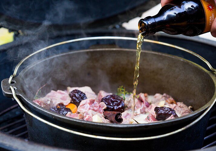 Big Green Egg - Gusseisen Topf - Dutch Oven für M, L, XL, 2XL