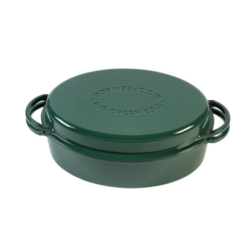 Big Green Egg - Schmortopf - Dutch Oven Grün - oval...