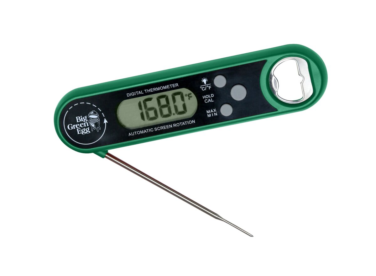 Big Green Egg  - Digital-Thermometer mit Flaschenöffner