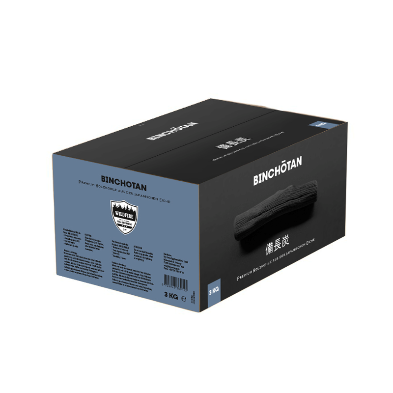 Holzkohle Wildfire Binchotan 3 kg