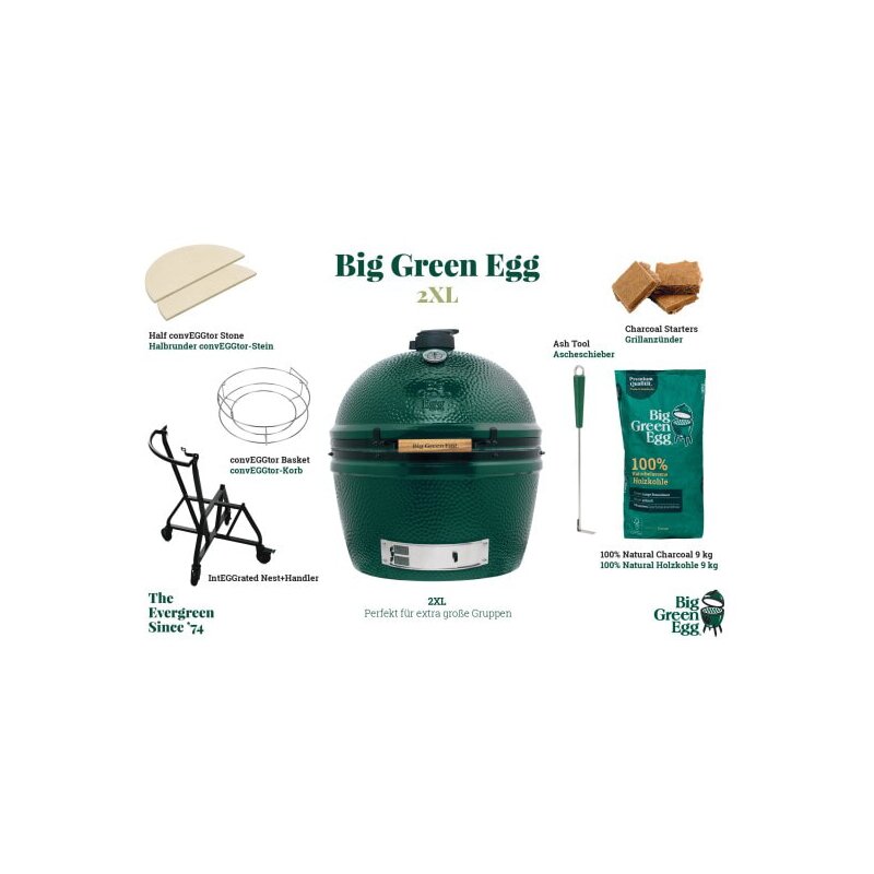 Keramikgrill Big Green Egg - 2XL - Starterset
