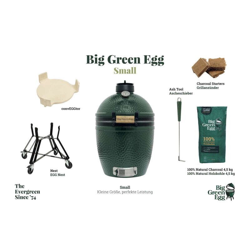 Keramikgrill Big Green Egg - Small Starter- Paket