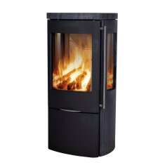 Eckiger Kaminofen Jydepejsen Senza Speckstein mit...