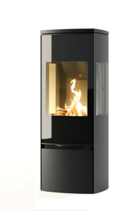 Kaminofen Jydepejsen Bella mit Seitenfenster - 5 kW