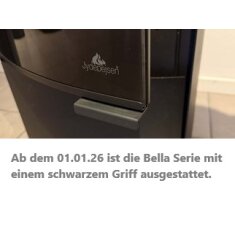 Kaminofen Jydepejsen Bella high mit Seitenfenster - 5 kW