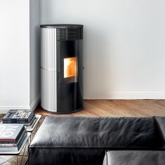 Pelletofen wassergef&uuml;hrt MCZ PAD Hydromatic 18 R (Anschluss hinten) M2 - Maestro+ - 18 kW