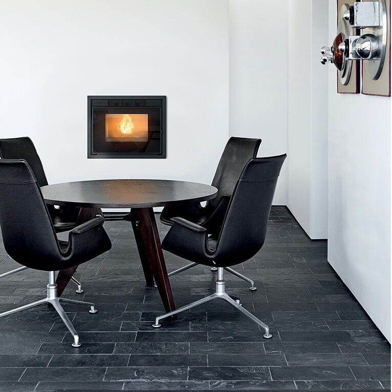 Pelleteinsatz wassergeführt MCZ VIVO 90 Hydromatic 24 M1 - 24 kW