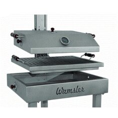 Wamsler Holzkohlegrill Lifter Deluxe mit Grillhaube, Edelstahl
