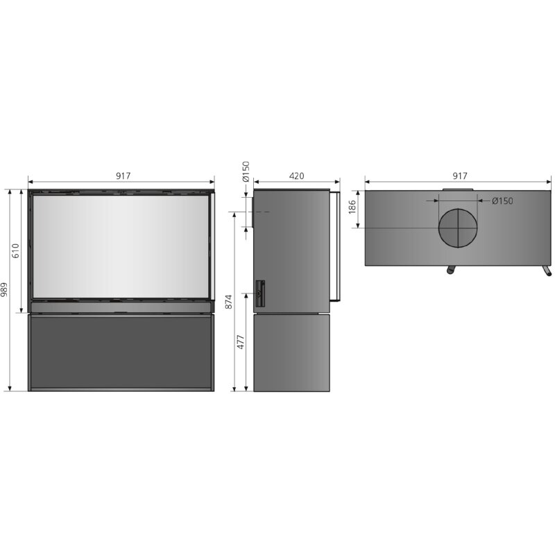 Kaminofen Oranier Ziva XL - 8 kW