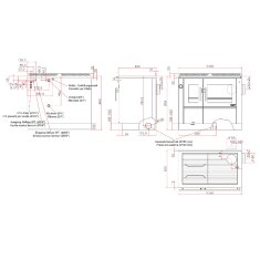 Heizungsherd Greithwald IZH 100 - 22 kW
