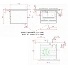 Bausatzherd Greithwald GBJ 80 (Korpus 70) - 7,5 kW