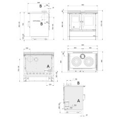 K&uuml;chenherd La Nordica Venezia - 8,3 kW