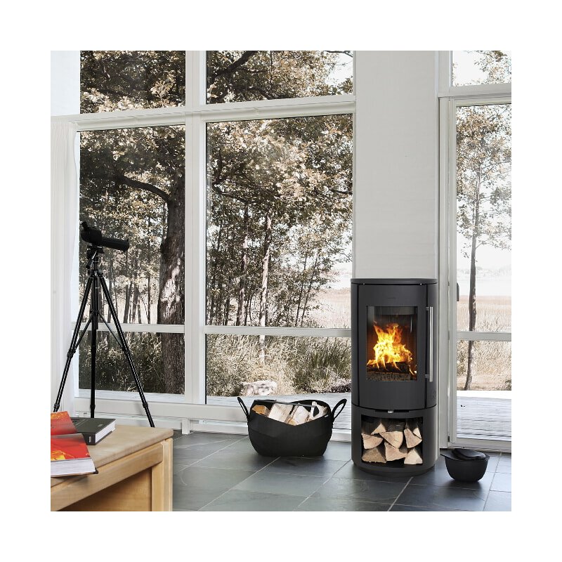 Kaminofen Morsoe 7343 mit Holzfach - 4,3 kW