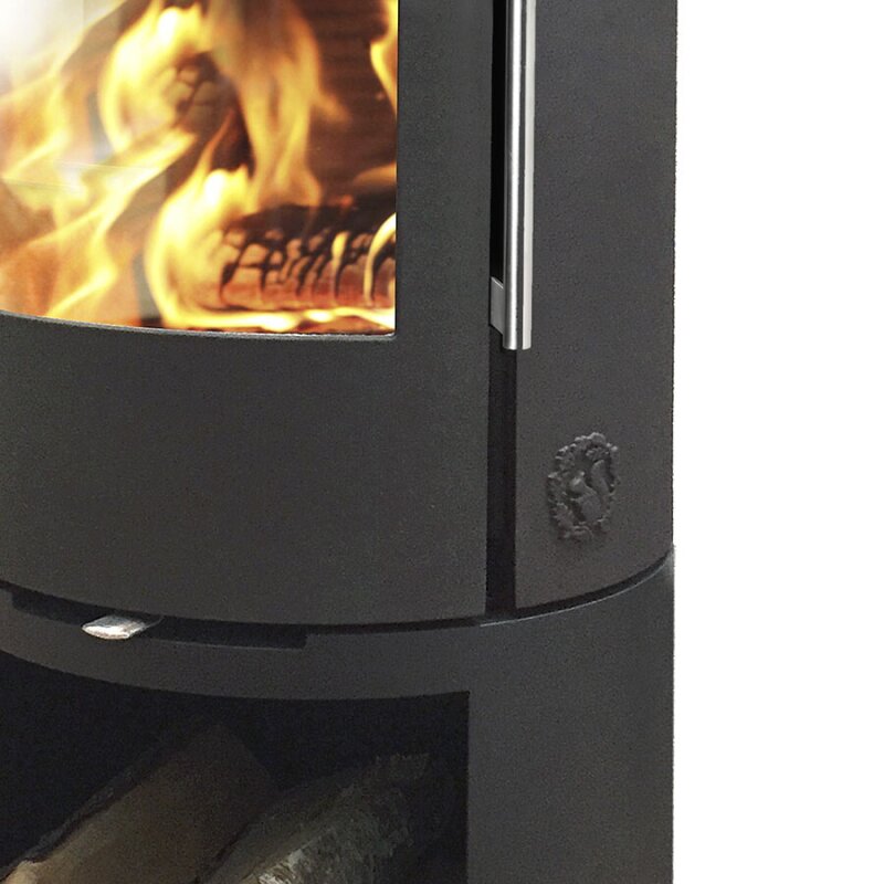 Kaminofen Morsoe 7393 mit hohem Holzfach - 4,3 kW