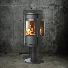 Kaminofen Morsoe 7449 auf hohem S&auml;ulenpodest - 4,3 kW