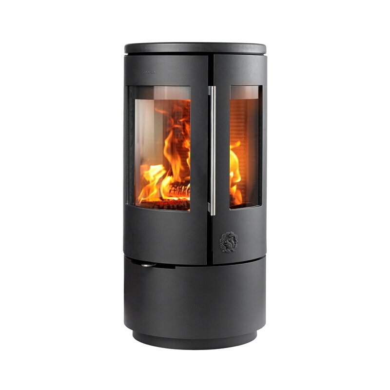 Kaminofen Morsoe 7440 mit 250 mm glattem Sockel - 4,3 kW - ohne DIBt- Prüfung