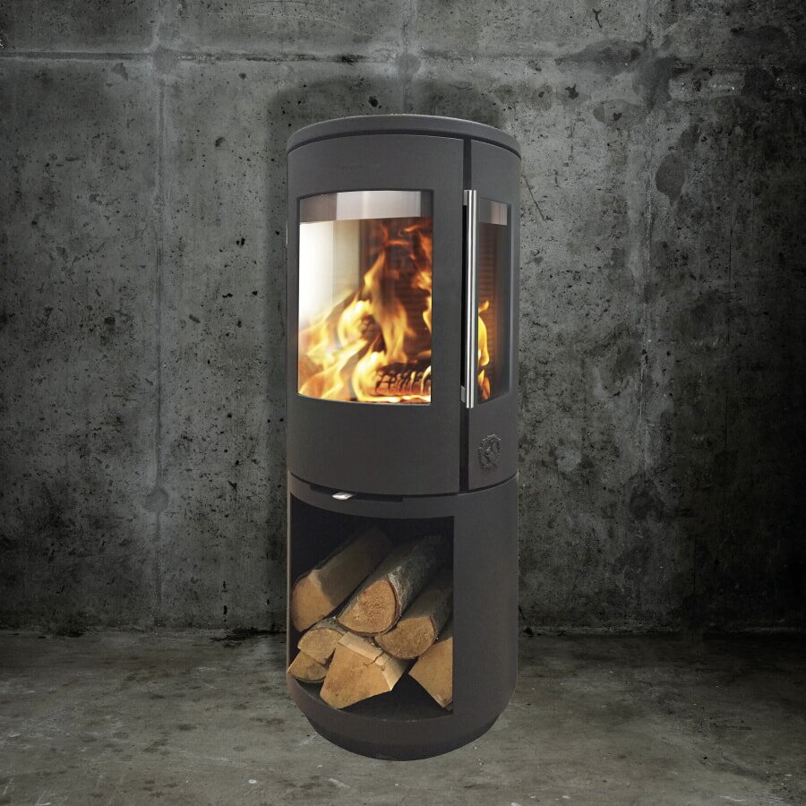 Kaminofen Morsoe 7493 mit Holzfach - 4,3 kW