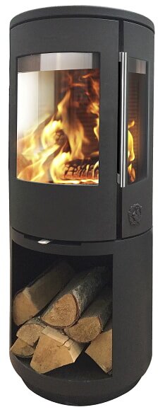 Kaminofen Morsoe 7493 mit Holzfach - 4,3 kW - mit DIBt- Prüfung