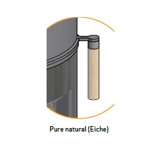 Scan 84 Classic Holzgriff Eiche - White
