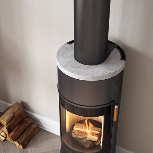 Scan 84 Specksteintop, Stahleinleger grau - Obenabgang