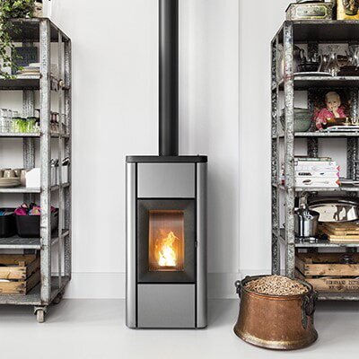 Pelletofen MCZ GHEA Air 6 R S1 (Anschluss hinten) - 6 kW