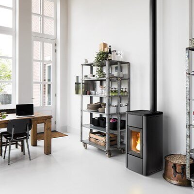 Pelletofen MCZ GHEA Air 6 R S1 (Anschluss hinten) - 6 kW