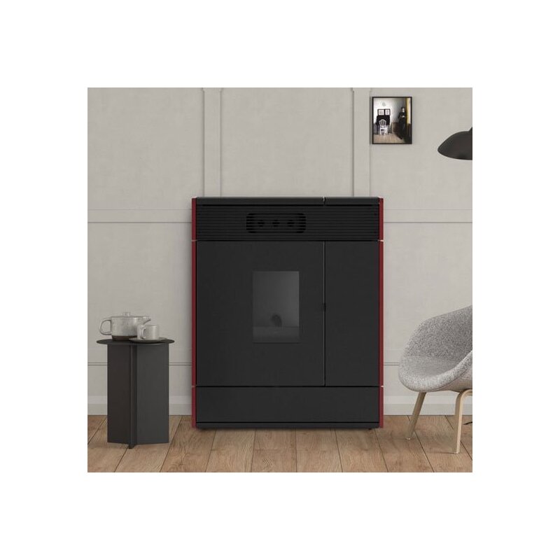 Pelletofen wassergeführt MCZ Aki Hydromatik 24 R M2 (Anschluss hinten) - Maestro+ - 24 kW