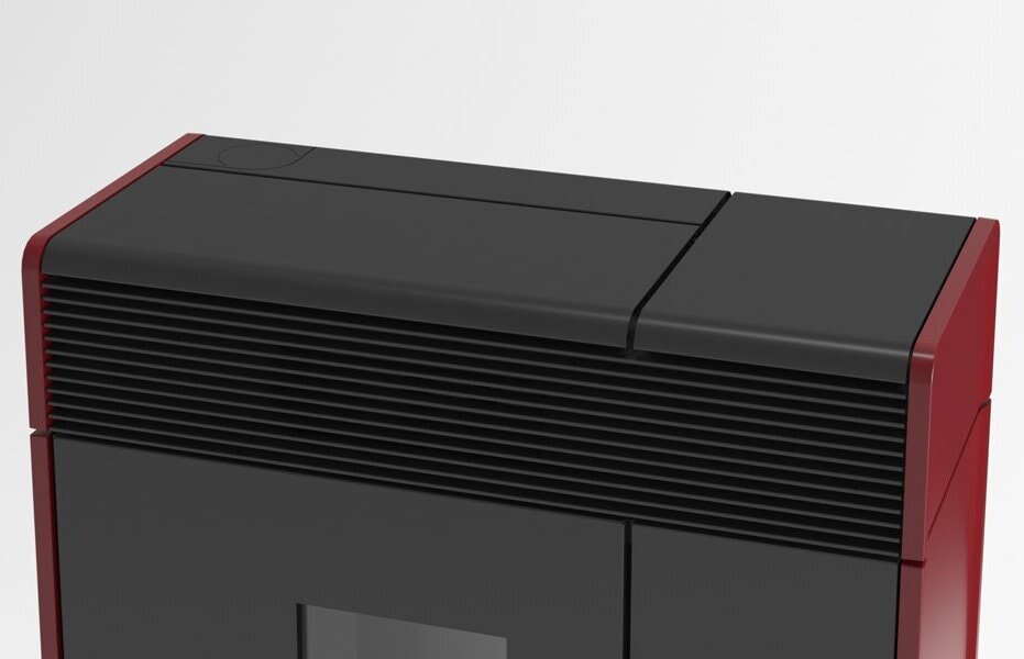 Pelletofen wassergeführt MCZ Aki Hydromatik 24 R M2 (Anschluss hinten) - Maestro+ - 24 kW