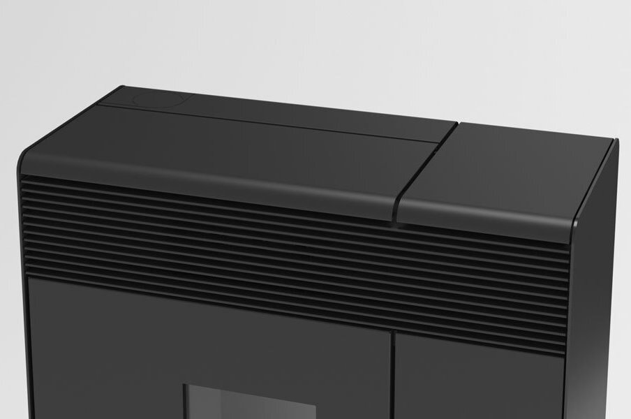 Pelletofen wassergeführt MCZ Aki Hydromatik 24 R M2 (Anschluss hinten) - Maestro+ - 24 kW