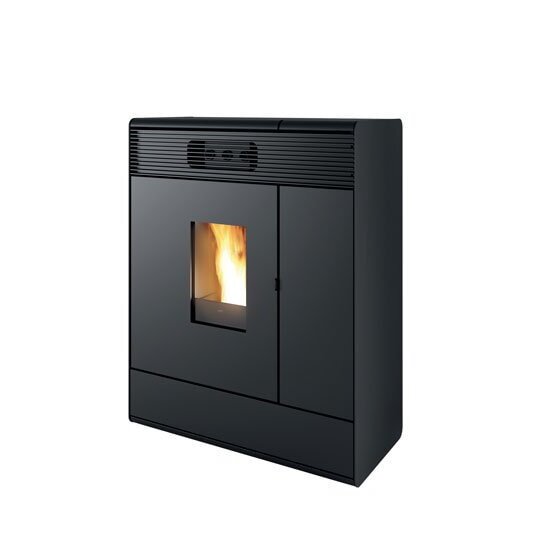 Pelletofen wassergeführt MCZ Aki Hydromatik 24 R M2 (Anschluss hinten) - Maestro+ - 24 kW