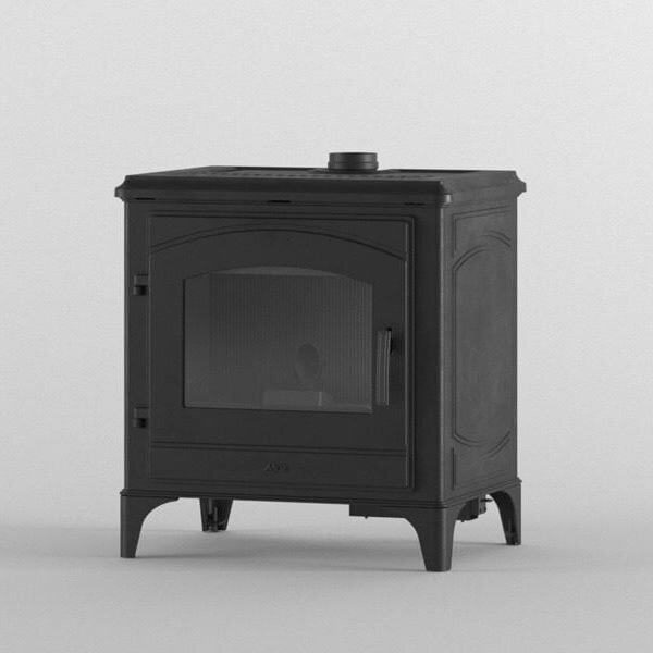 Pelletofen MCZ DECO Air 8 UP M1 (Anschluss oben) - Maestro+- Schwarz - 8 kW