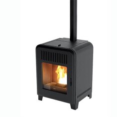 Pelletofen MCZ CUTE Air 8 UP M1 (Anschluss oben) - Maestro+ - Schwarz - 8 kW